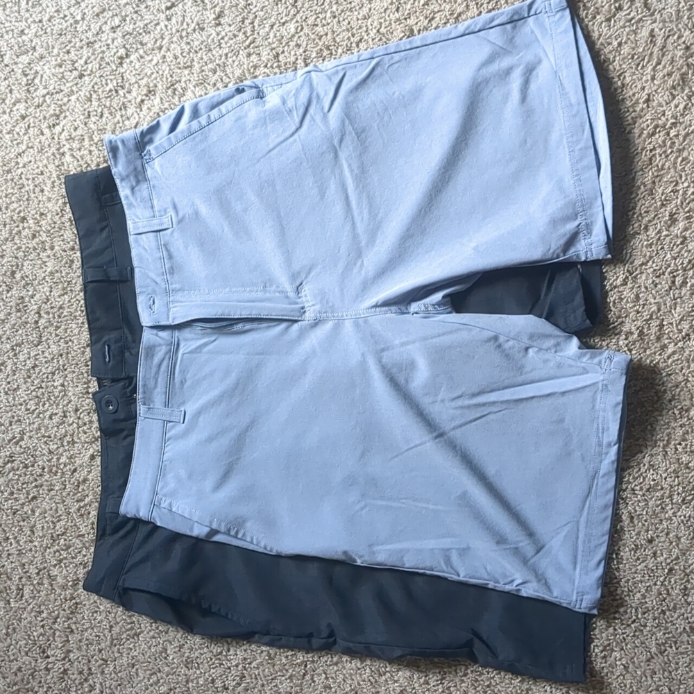 Two 34 Men's Shorts - Navy, Light Blue